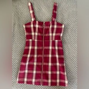Forever 21 red plaid dress